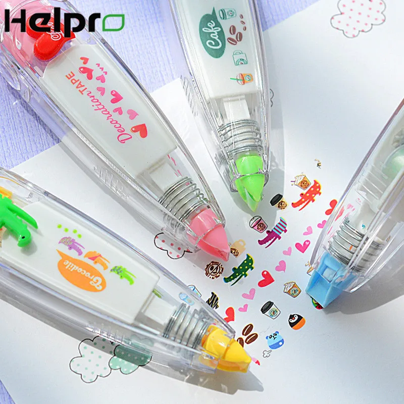 

Kawaii Animals Cartoon Correction Tape Diary Writing Decoration Modify Tape Office Stationery School Supplies