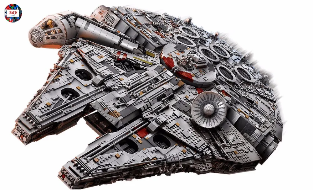 

LEPIN 05132 8445pcs Star Series Ultimate Destroyer bb8 Set Model Building Block Brick Educational Toy For children Gift 75192