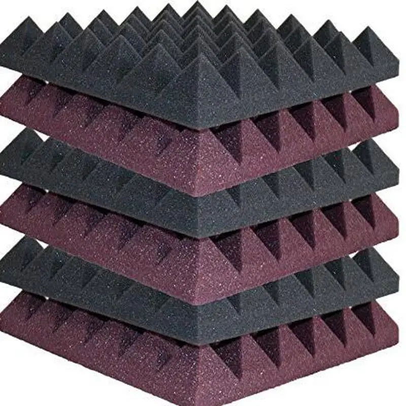 Акустическая пена Pyramid для оптимального поглощения звука смешанный цвет с