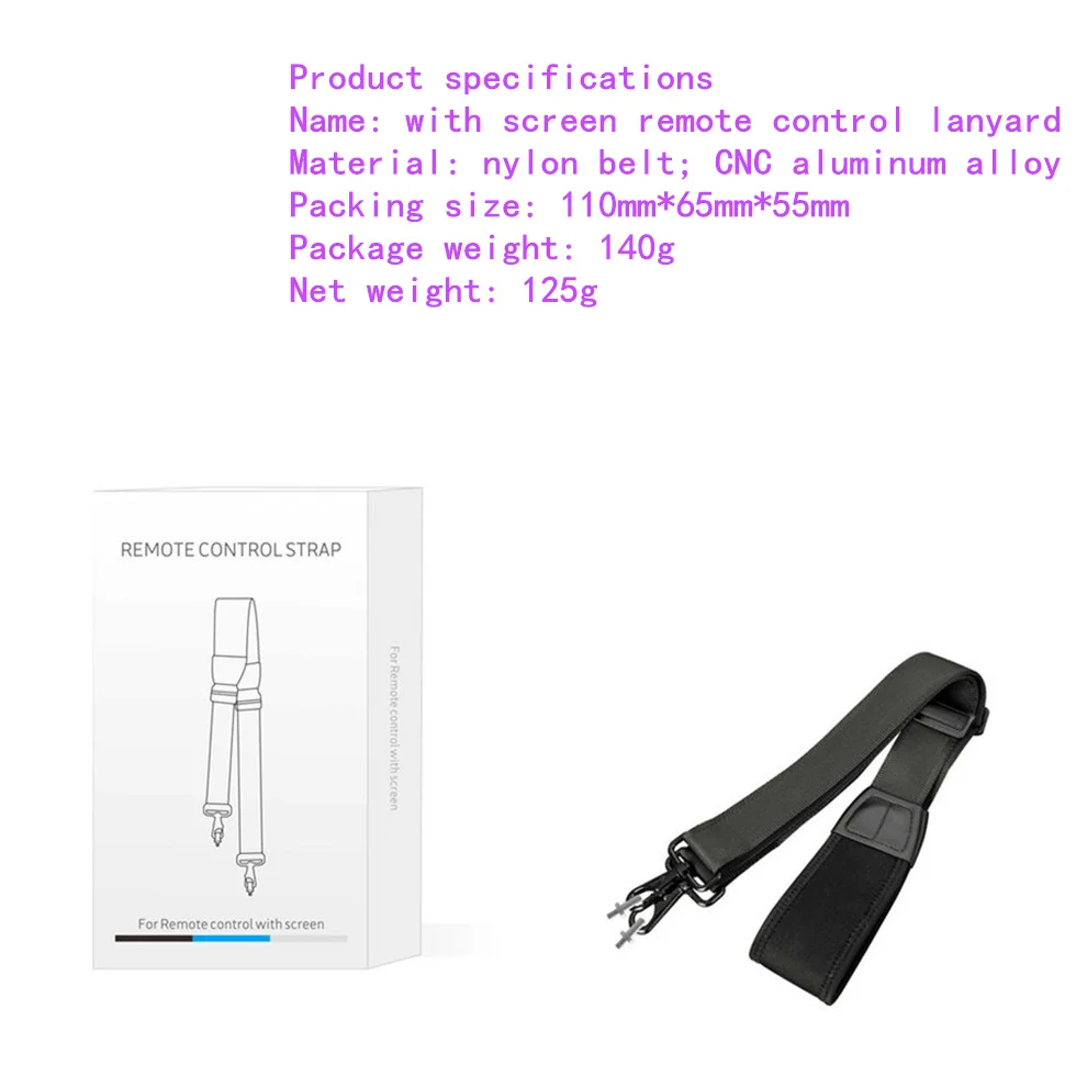NeckShoulder Strap for DJI Smart Controller 5.5-inch Screen Smart Controller Lanyard with Remote Buckle for MAVIC 2 Pro&Zoom-8