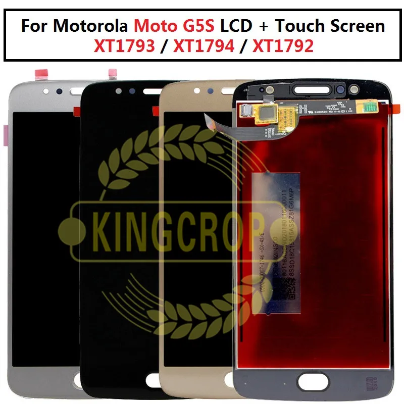 

For Motorola Moto G5S LCD Display With Touch Digitizer Assembly for moto G5s XT1793 XT1794 XT1792 Free Shipping+tools