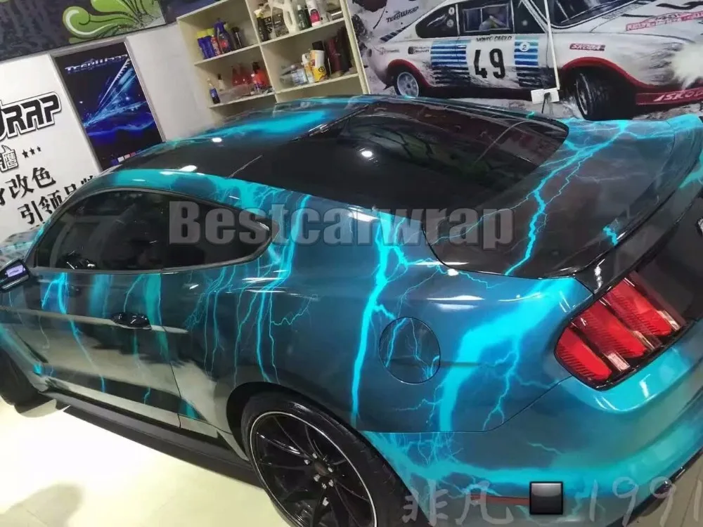 snow arctic tiger camo vinyl camouflage car wrapping foil 3m cast print vinyls (7)
