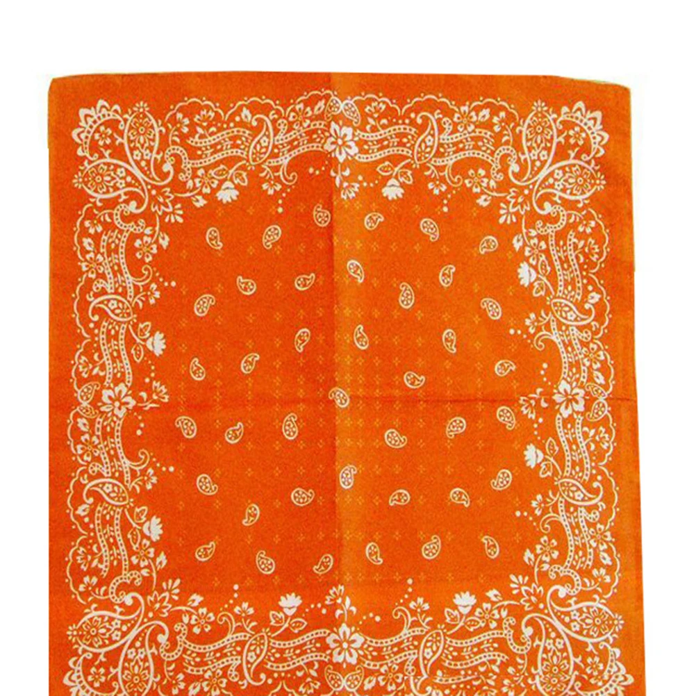 MUSEYA унисекс Шелковый платок модный винтажный стиль для мужчин и женщин Hankerchie бандана небольшой квадратный цветочный принт (случайный цвет)