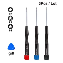 3 шт. 5 звезд 5-Point 0,8 мм 1,2 мм 1,5 мм Pentalobe отвертка Набор инструментов для ремонта iPhone телефон MacBook Air ноутбук