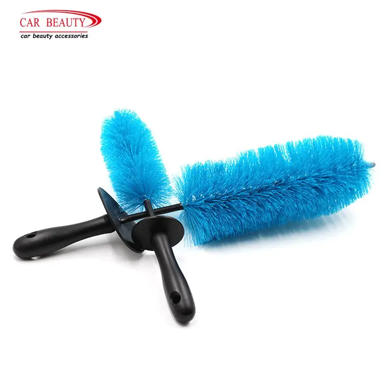 PP Sword Shape Long Car Wheel Brush Vehicle Washing Tools Auto Rim