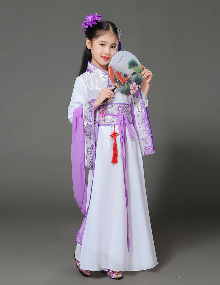 Китайские традиционные костюмы и украшения для нового года и карнавала; нарядное платье принцессы для девочек на день рождения