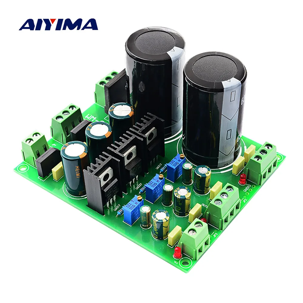 AIYIMA AC к DC LM337 регулируемый выпрямитель мощности фильтрующая плата большой ток DIY