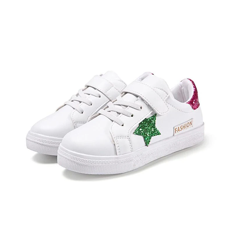 الأطفال عارضة أحذية رياضية 2018 الصيف للفتيات طفل الفتيان الاحذية أحذية رياضية الأطفال أزياء الفتيات الأحذية الرياضية البيضاء