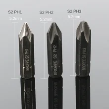 3 шт. ударная отвертка набор Крестовая ударная электрическая Магнитная отвертка Набор бит 8 мм шестигранный хвостовик отвертка