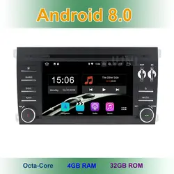 4 ГБ Оперативная память Android 8.0 dvd-плеер автомобиля для Porsche Cayenne 2003-2010 с GPS BT Wi-Fi Радио