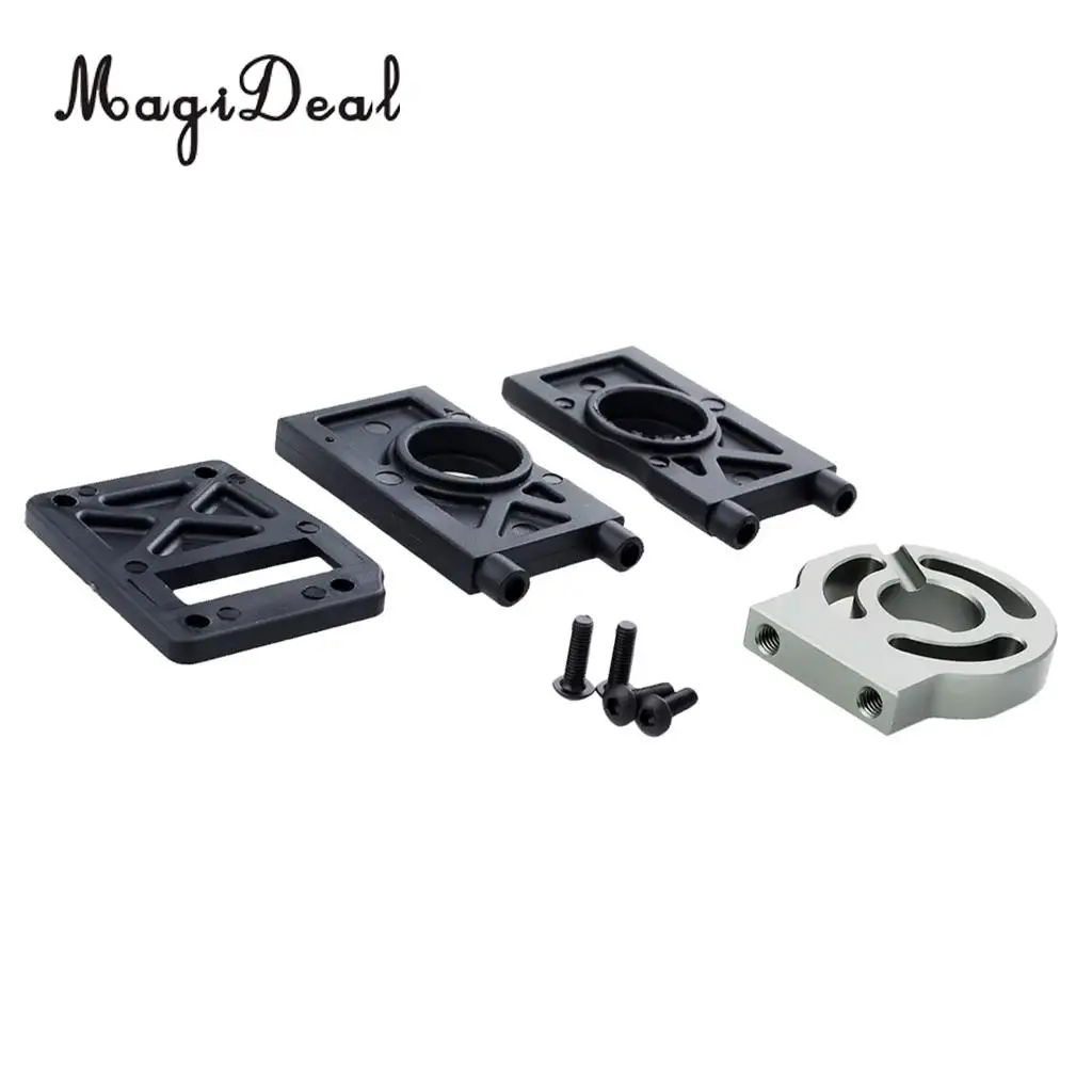 1/8 1/10 RC Car Motor & Differential Mount Plate Kit for Kyosho HSP Redcat SST Hobao FS DF DIY Accessories