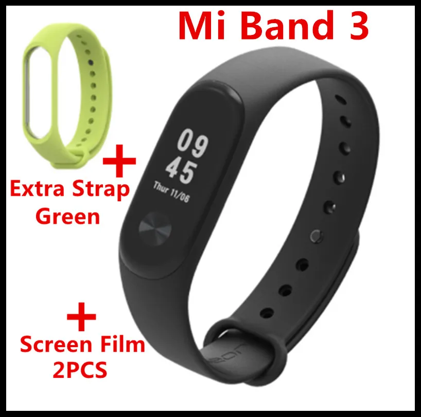 (In Stock Fast Ship) Original Xiaomi Mi Band 3 Smart Band Mi band 3 Smart Bracelet Watch OLED Display Mi band 2 Upgrade Version