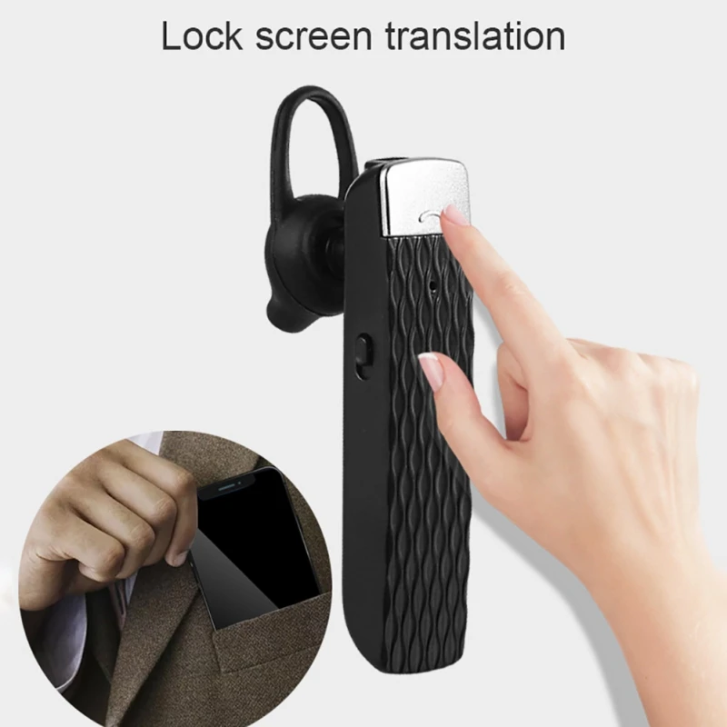

Smart Translator Earphone For Bluetooth 5.0 Portable Intelligent Wireless Headset Translation Device Support 33 languages