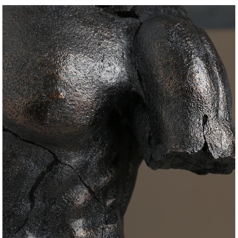 65 см тело искусство само Обнаженная древняя скульптура украшения сильные мышцы живота статуя Искусство домашний Декор Аксессуары фигурка ремесло