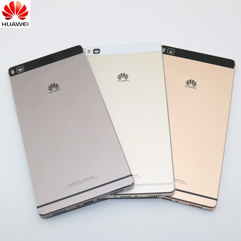 

Original Aluminum Rear Housing Cover For HUAWEI Ascend P8,Back Door Replcement Battery Case,Side Button included 3 Colors Stock