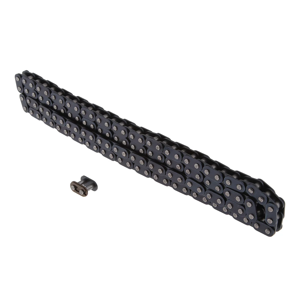 116 460mm T8F Chain Links with Spare Master Link for 47/49cc 2 Stroke ATV Motorcycle Car Accessories