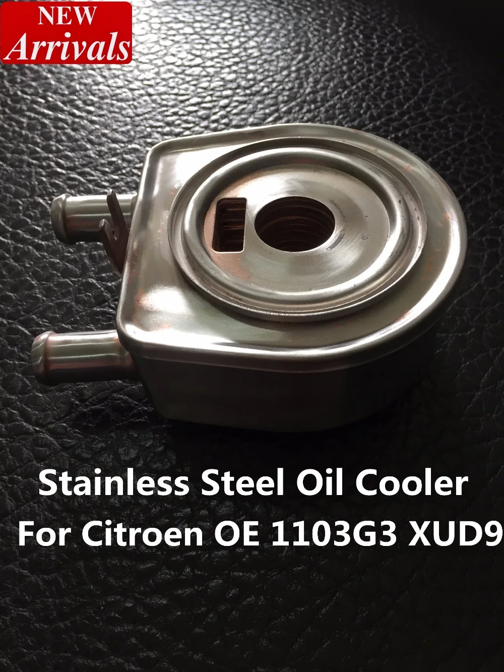 STAINLESS STEEL OIL COOLER FOR CITROEN OE NUMBER 1103G3 XUD9in Oil