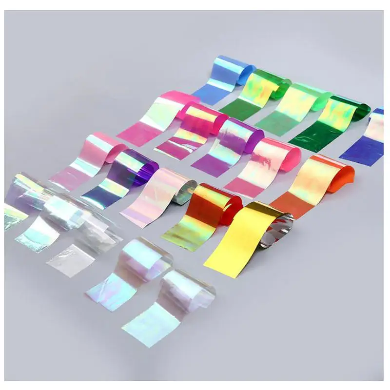 

20colors Mix Holographic Pearl Paper Jewelry DIY Decor Handmade Craft Stuff Resin Craft Laser Nail Art Sticker