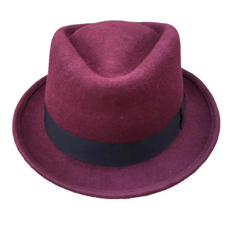 red pork pie hat