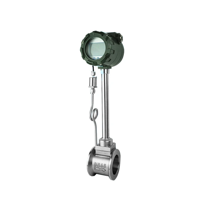 

LCD display liquid vortex flow meter DN15 with pulse output separated flange