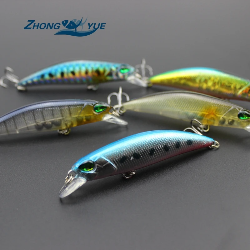  5pcs 6.5cm 4g Swim Fish Fishing Lure Artificial Hard Crank Bait topwater Wobbler japan Mini Fishing
