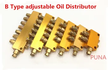 

4mm outlet*2/6mm inlet B Type volume adjustable Oil Distributor/seperator valve/divider for centralized lubrication system/CNC