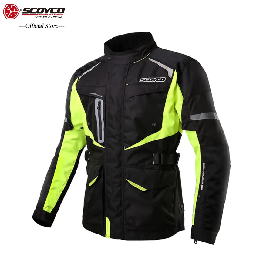 

SCOYCO 2019 Motorcycle Jacket Waterproof Warm Shockproof MBX/MTB/ATV Clothing Moto Racing Protective Gear Motocross Jacket JK42