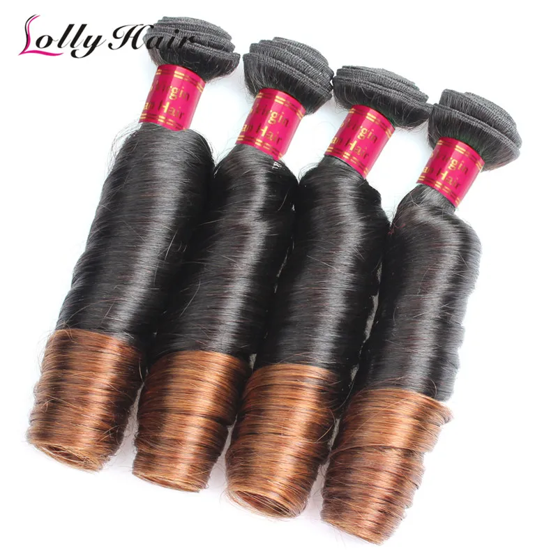 8A Grade Brazilian Ombre Hair Extensions Spring Curls ...