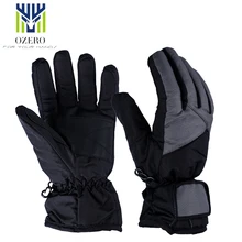 OZERO зимние теплые перчатки для катания на лыжах и снегоходах, езды на мотоцикле, спортивные ветрозащитные мужские женские перчатки 9001