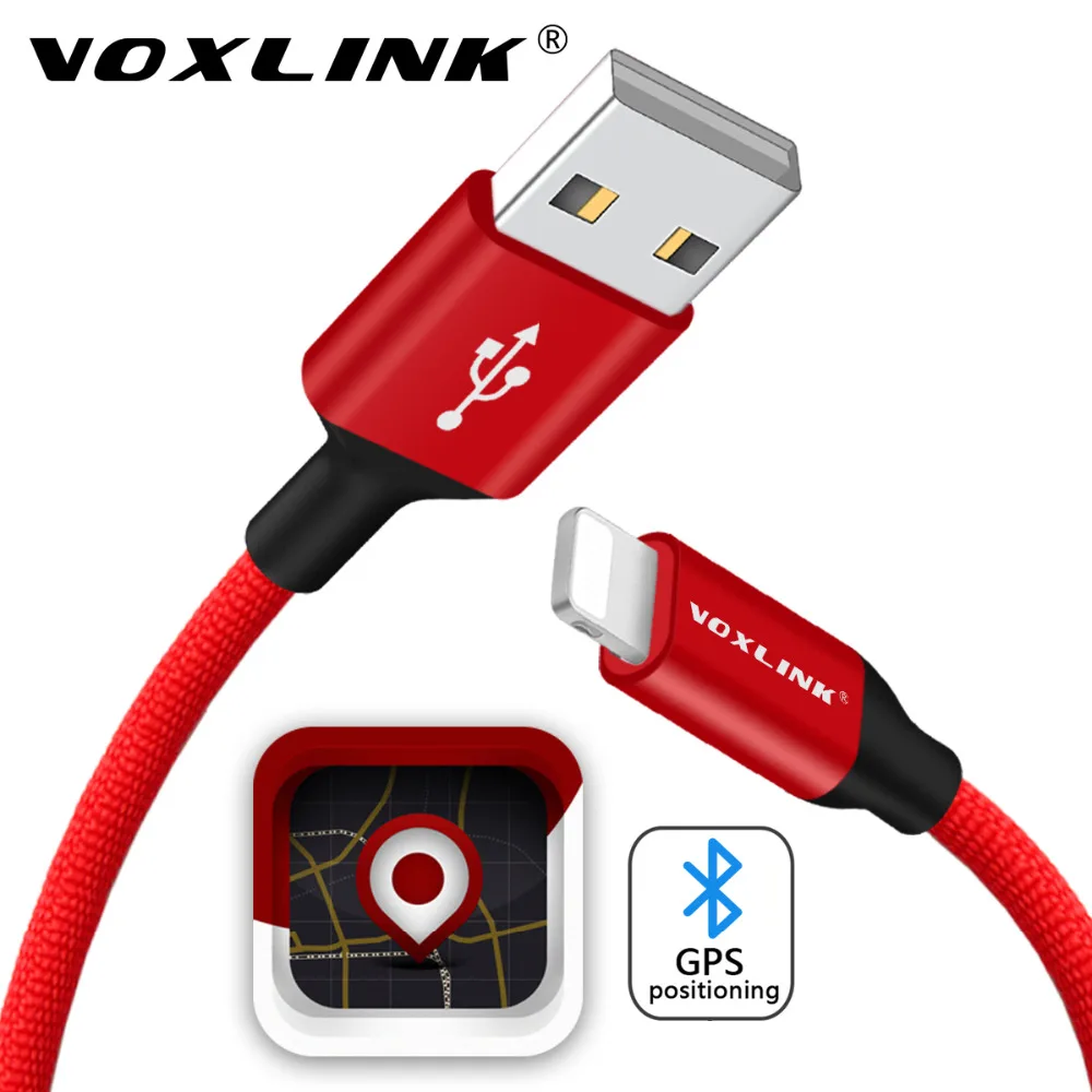 

VOXLINK Lightning to USB Cable With Bluetooth GPS Tracker Car Positioning USB Cable For iPhone iPad