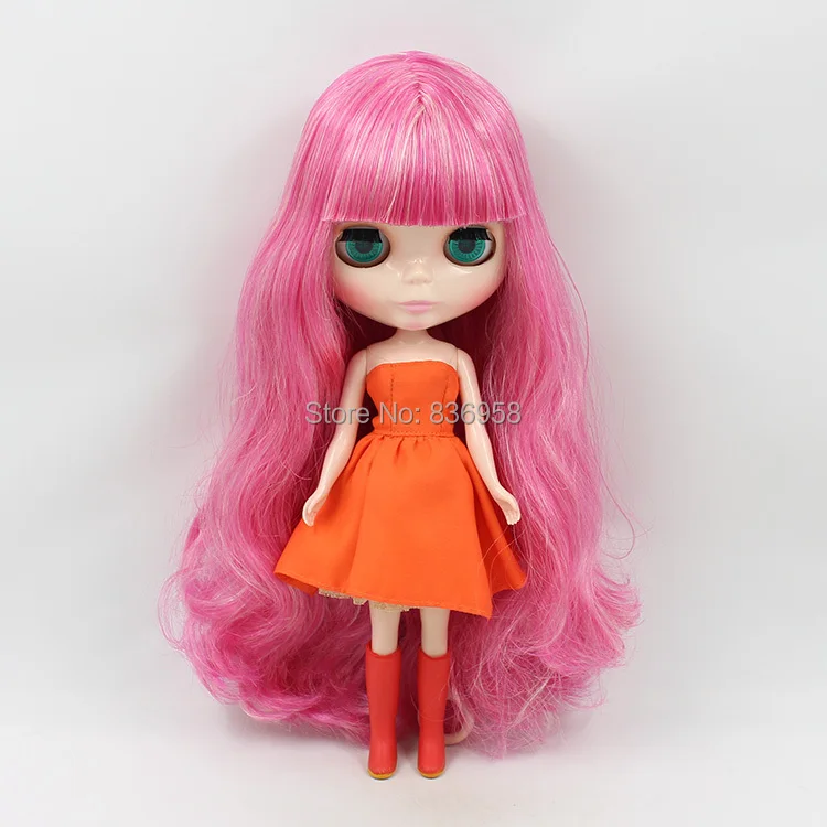 

Nude Doll For Series No.BL1252340 with bangs PINK MIX WHITE HAIR