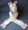 Bufanda de unicornio para niñas de 3 a 10 años, gorro de invierno hecho a mano para chico, gorros de unicornio, bufandas de punto de lana cálidas para otoño ► Foto 3/6