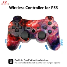 Bluetooth Controller For SONY PS3 Gamepad For Sony Playstation 3  and for PC Well High-capacity Lithium Rechargeable Battery