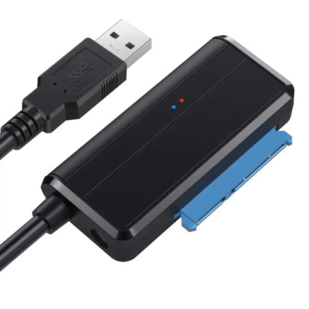 45 см USB 3,0 на Sata 3 2 1 адаптер конвертер кабель SataIII к USB3.0 для 2,5 "3,5" дюймов Sata III II I HDD SSD жесткий диск