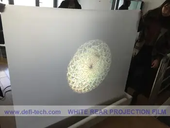 

DfLabs LOW-COST , white / milkwhite color rear projection film/foil 7.5 square meter ( 1.524 m * 5 m )