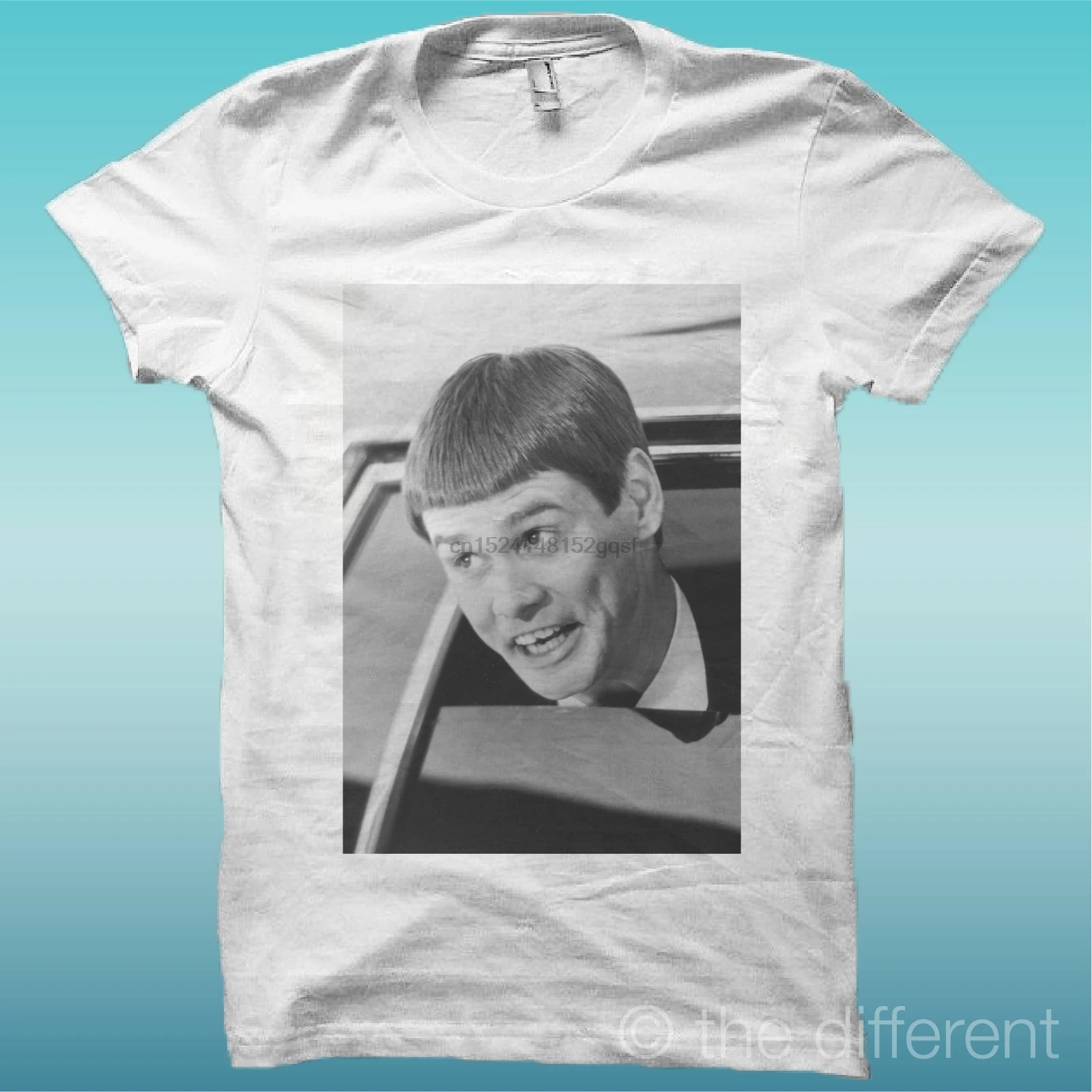 CAMISETA Джим Керри LOCO + BLANCO LA HAPPINESS ES Хан мой Новый | Мужская одежда