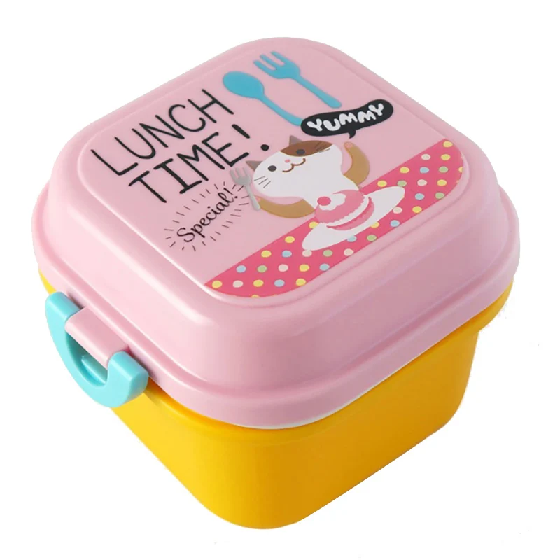 MICCK Bento коробка для детей милый мультяшный Ланч бокс Экологичный Портативный