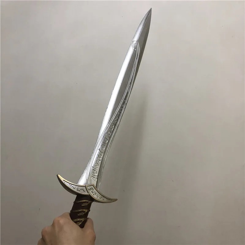 1:1 Movie Cosplay Sword 72cm Gold Sting The Hobbit Frodo Baggins Sword Kids Gift Safety PU Material