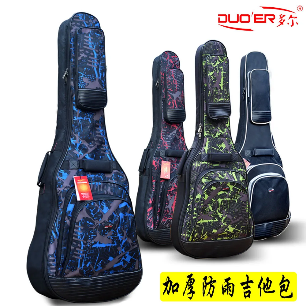Высокое качество Большой 42 Деревянная Классическая Акустическая гитара сумка gig мягкий чехол посылка с лямками мягкий рюкзак водонепроницаемый