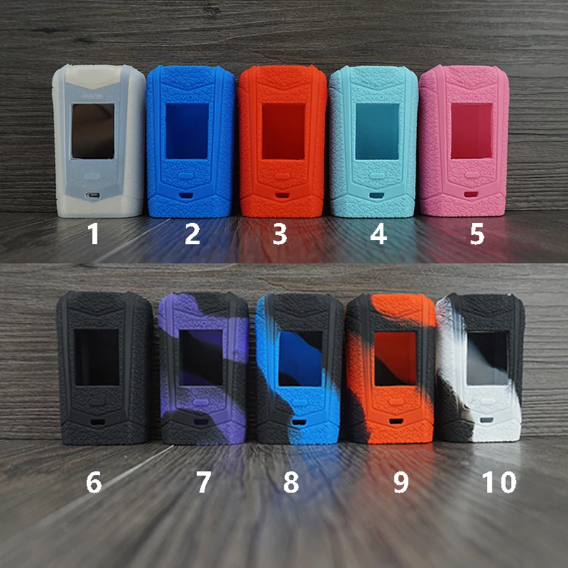 Текстурированный силиконовый чехол для SMOK Species 230W TC Mod vape Kit, чехол для кожи, защитная наклейка для SMOK Species 230W