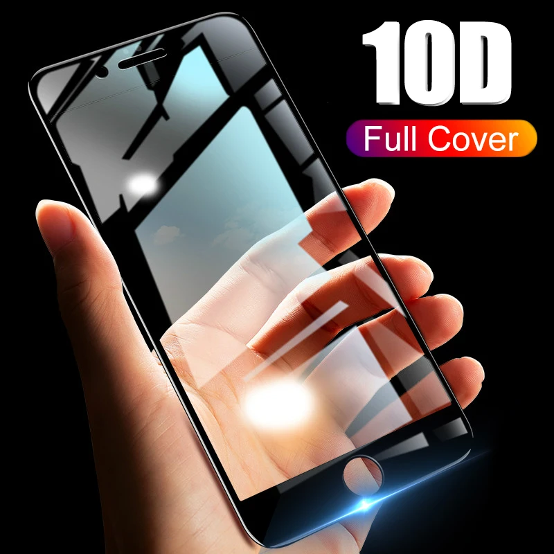 10D Защитное стекло для iphone 11 Pro 12 10X8 6 s Plus защитная пленка aiphone 7 6plus S закаленное