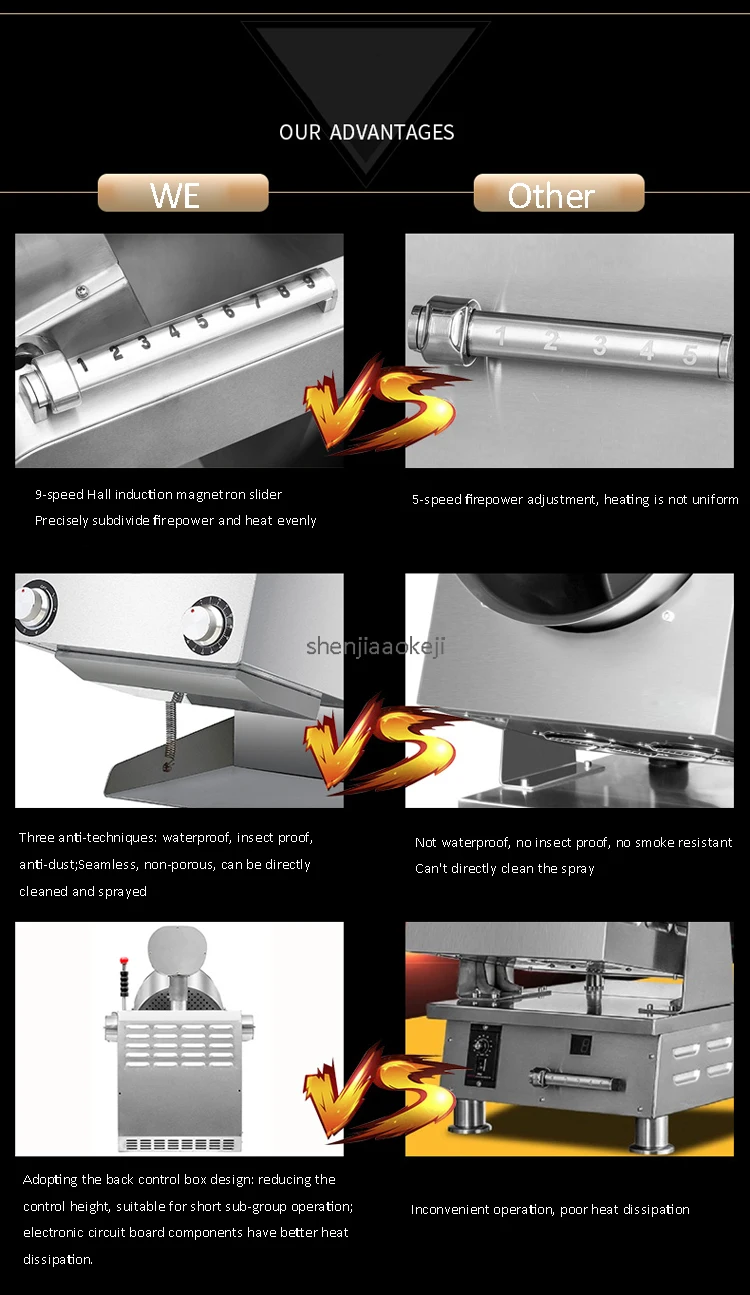 Автоматический барабан приготовления машины интеллектуальные вок кухонный робот обжаренная приготовления машины Коммерческая для