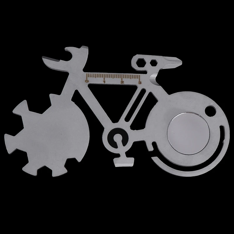 

Outdoor Multi-purpose Bicycle Repair Wrench Mountain Bike Repair Tool Card Camping Tool Promotion Funny Bicycle Shape Wrench