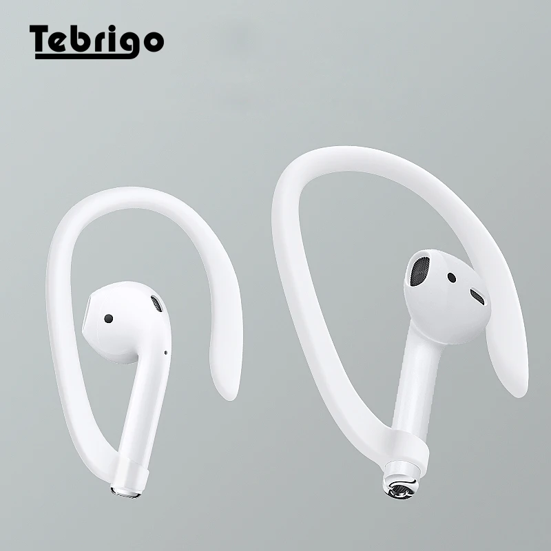 واقية Earhooks حامل تناسب آمنة السنانير ل Airpods أبل اللاسلكية سماعة اكسسوارات سيليكون الرياضية لمكافحة خسر الأذن هوك