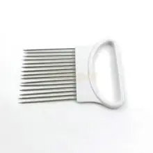 Томатный лук, овощ слайсер резка держатель для помощи руководство нарезки напальчник резак