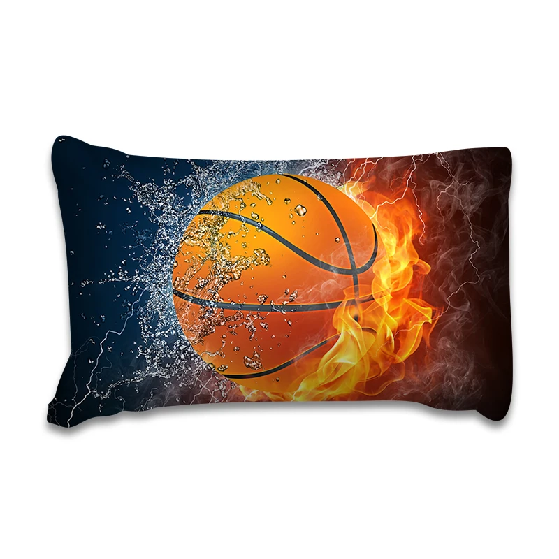 3D цифровая печать футбол/Баскетбол постельное белье набор футбольный мяч на огонь и вода пододеяльник наборы