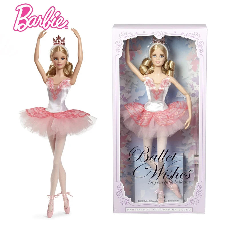 

Original Barbie Doll Brand Collectible Doll Ballet wish Barbie Doll Toy Girl Birthday Present Girl Toys Gift Bonecbrinquedos