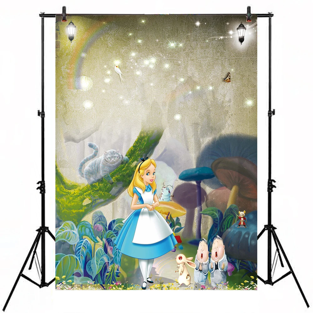 Colorwonder фон для фотосъемки с изображением Алисы в стране чудес 5x7 Животные