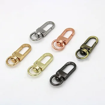 

20pcs Metal Key Ring Dog Collar Buckles Swivel Lobster Claw Hooks Clips dog buckle For Bag Keychain rings Making DIY Accessories
