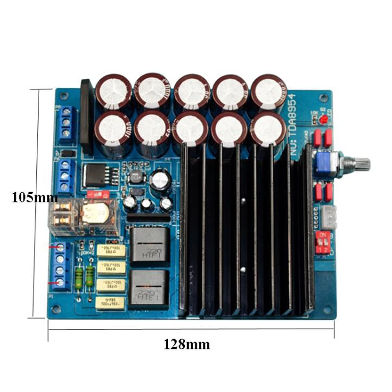 Tda8954 Hifi Fever цифровой усилитель доска класса D плата питания высокой мощности 210 Вт